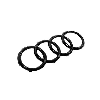 Emblema fata Audi Black (285 mm x 100 mm) foto 3