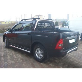 Tevi Laterale (2 buc, Otel Inoxidabil) SsangYong Action 2005-2018 foto 2