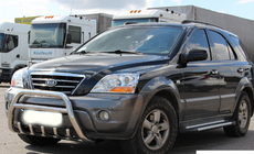 Kia Sorento I BL 2002-2009 Bullbar WT003-2 (Inox) foto 4