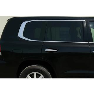 Set complet ornamente geamuri Design 2025 (2008-2015, inox) Lexus LX570/450d 2008-2022 foto 1