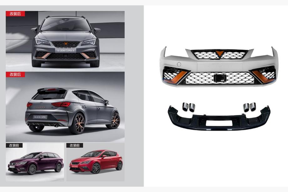 Seat Leon 2013-2020 Kit caroserie Cupra R (2017+) Image