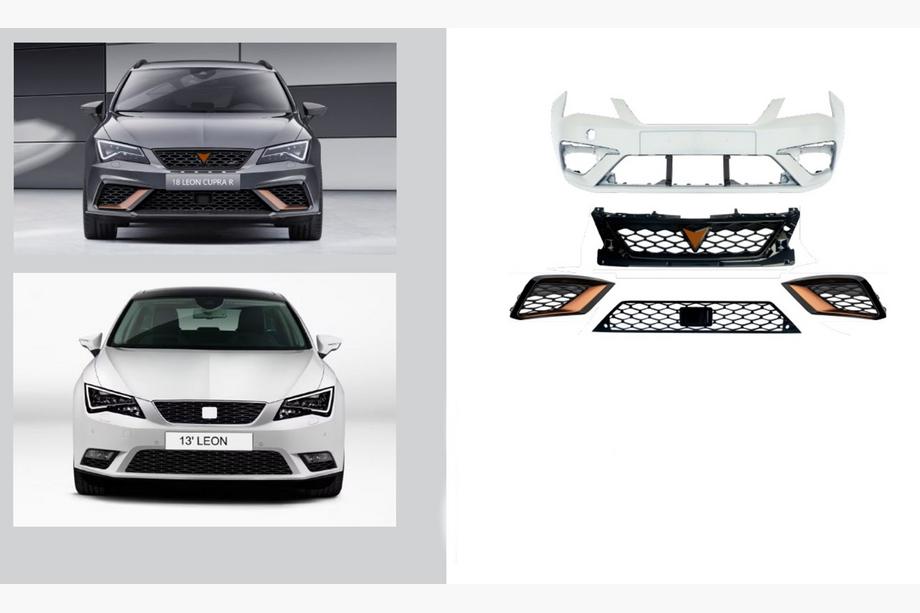 Seat Leon 2013-2020 Kit Restyling 2017+ Cupra R (Pentru 2013-2017) Image