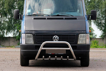 Volkswagen LT 1995-2006 Bullbar WT003 (Inox) 51mm, fara inscriptionare foto 1