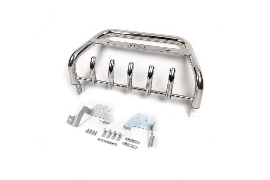 Volkswagen LT 1995-2006 Bullbar WT003 (Inox) 60mm, cu inscriptie Foto 4