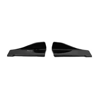 Extensii universale praguri laterale Flap Tip-C (2 buc, negru lucios, plastic ABS) foto 2