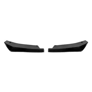 Extensii universale praguri laterale Flap Tip-A (2 buc, negru lucios, plastic ABS) foto 1