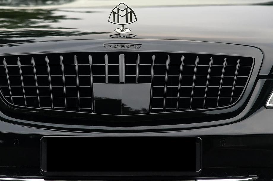 Mercedes S-сlass W221 2005-2013 Grila radiator Maybach Black (2009-2013) Image