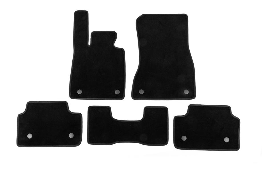 BMW 5/i5 Series G60/G60E/G61 2023- Covorase textile Classic (Pentru G60/61, Negru) Foto 1