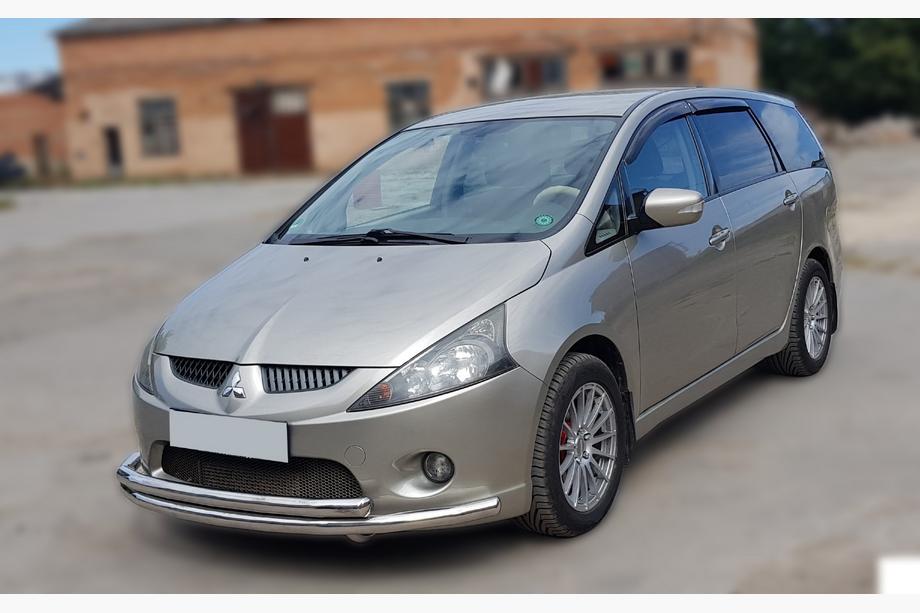 Mitsubishi Grandis 2003-2011 Protectie Fata ST014 (Inox) d60/60 Foto 2