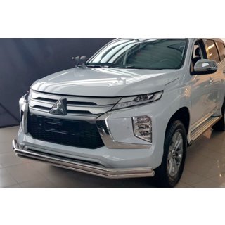 Protectie Fata F3-60 (2020+, Inox) Mitsubishi Pajero Sport 2015- foto 2