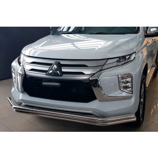 Protectie Fata F3-60 (2020+, Inox) Mitsubishi Pajero Sport 2015- foto 1