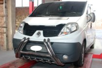 Opel Vivaro 2001–2015 Bullbar F1-01 (Otel Inoxidabil) foto 2