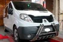 Opel Vivaro 2001–2015 Bullbar F1-01 (Otel Inoxidabil) foto 3