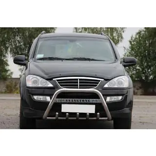 Bullbar WT004 Otel Inoxidabil SsangYong Kyron 2005-2014 foto 1