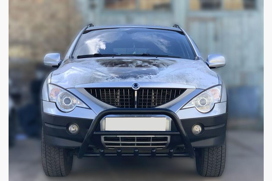 SsangYong Kyron 2005-2014 Bullbar Black WT003 (Otel Inoxidabil) Image
