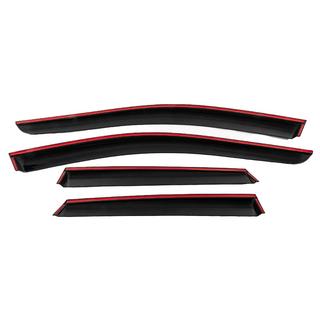 Deflectoare Geamuri cu Molding Cromat (4 buc, Niken) foto 4