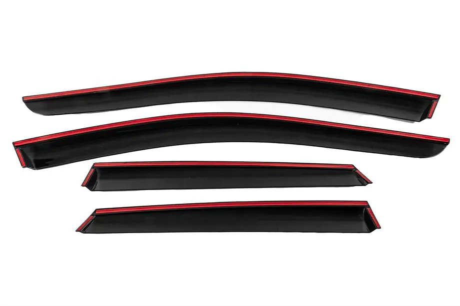 Volkswagen Taigo 2020- Deflectoare Geamuri cu Molding Cromat (4 buc, Niken) Foto 4