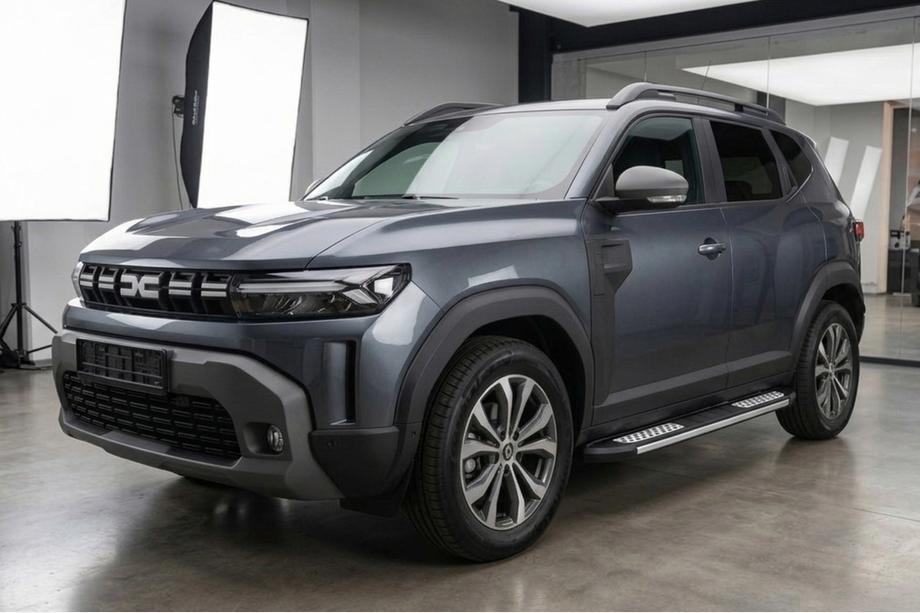 Renault Duster 2024- Praguri Laterale Tayga Grey V2 (2 buc, Aluminiu) Foto 1