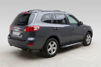 Hyundai Santa Fe 2 2006-2012 Praguri Laterale Sunrise (2 buc, Aluminiu) foto 1