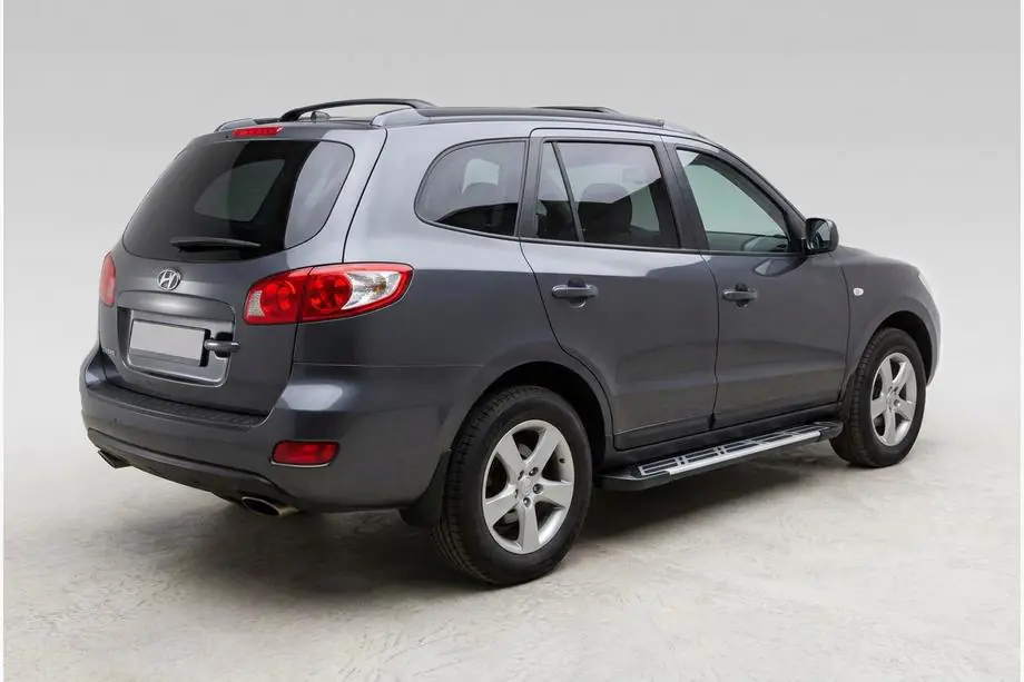 Hyundai Santa Fe 2 2006-2012 Praguri Laterale Sunrise (2 buc, Aluminiu) Image