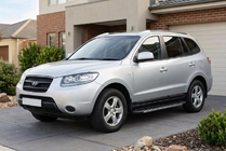 Hyundai Santa Fe 2 2006-2012 Praguri Laterale Duru (2 buc, Aluminiu) foto 1