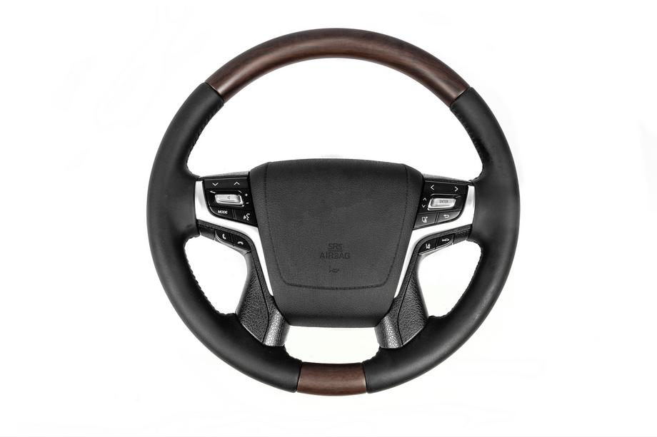 Toyota Land Cruiser Prado 150 2009-2023 Volan incalzit (lemn inchis) Image