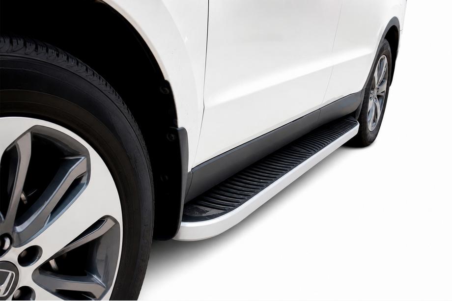Hyundai Santa Fe 2 2006-2012 Praguri Laterale Tayga Grey (2 buc, Aluminiu) Foto 1
