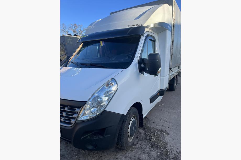 Renault Master 2011-2023 Viziera parbriz V1 (negru lucios, 5mm) Foto 4