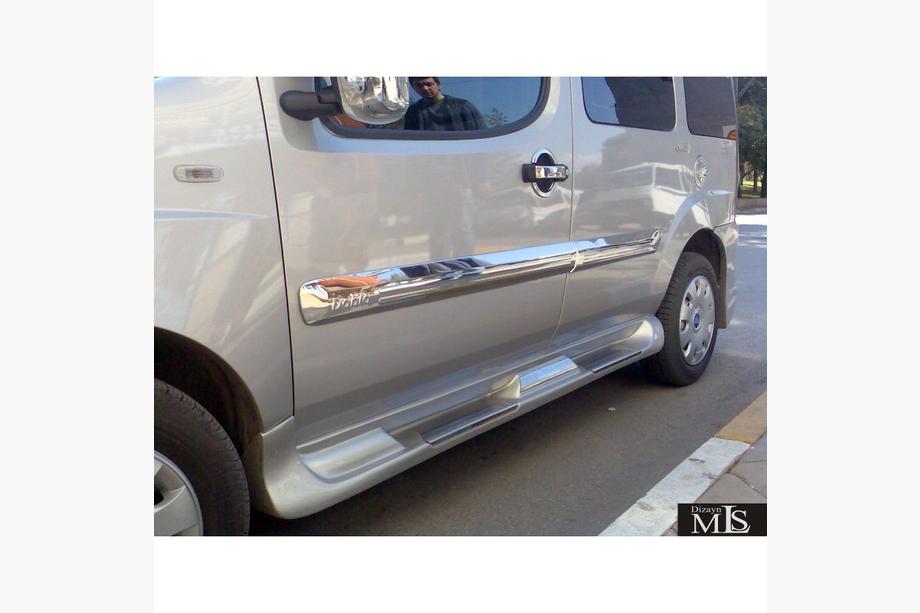 Fiat Doblo I 2005-2010 Praguri Laterale Sorento Tip (Pentru Vopsire) Foto 5