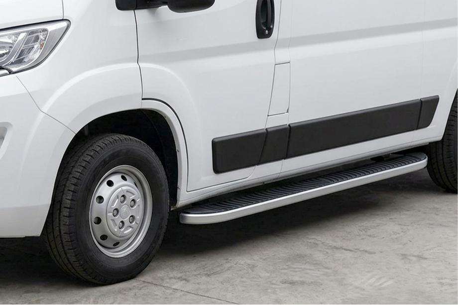 Citroen Jumper 2007-2025 Praguri Laterale Tayga Grey (2 buc, Aluminiu) Image
