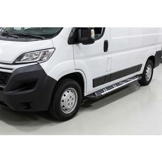 Praguri Laterale Sunrise (2 buc, Aluminiu) Fiat Ducato 2006-2025 foto 1