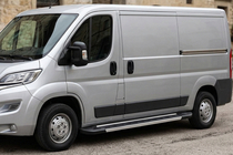 Fiat Ducato 2006-2025 Praguri Laterale RedLine V1 (2 buc, Aluminiu) foto 1