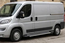 Fiat Ducato 2006-2025 Praguri Laterale RedLine V1 (2 buc, Aluminiu) Ampatament Lung foto 1
