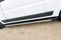 Fiat Ducato 2006-2025 Praguri Laterale Duru (2 buc, Aluminiu) Ampatament Mediu foto 1