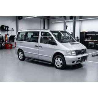 Praguri Laterale Bosphorus Black (2 buc, Aluminiu) Mercedes Vito W638 1996-2003 foto 1