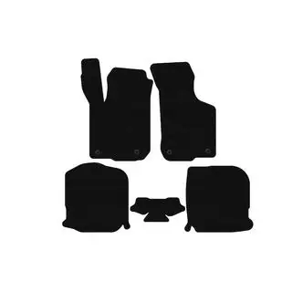 Covorase cauciuc Carsuit (HB, 3 usi, negre) Audi A3 1996-2003 foto 1