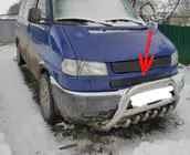 Volkswagen T4 Caravelle/Multivan 1990–2003 Capac inferior grila foto 1