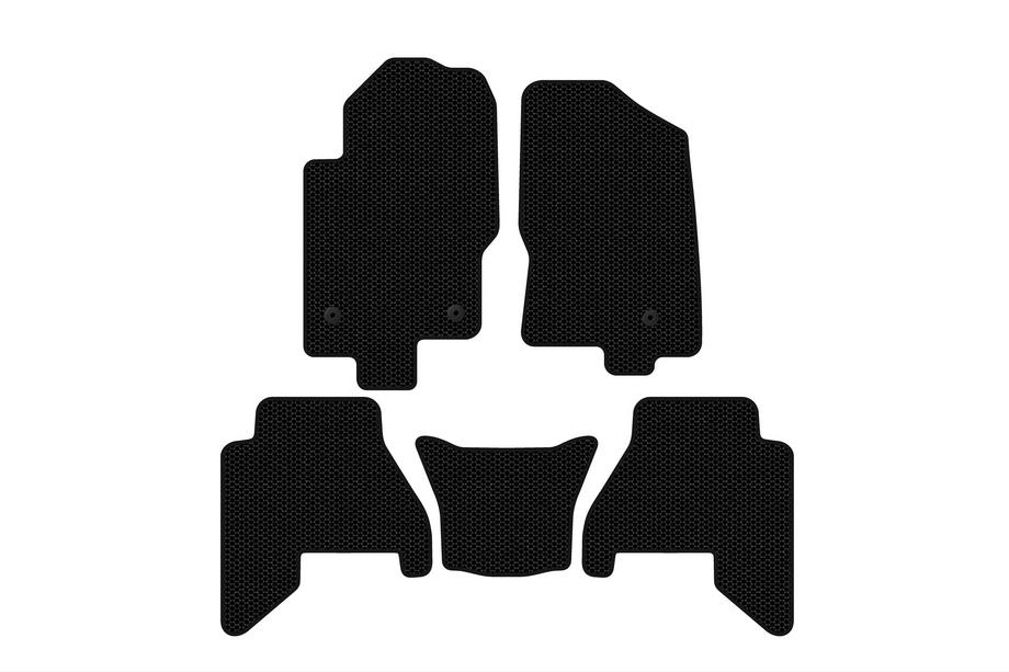 Nissan Pathfinder R51 2005-2014 Covorase auto din cauciuc Carsuit V2 (2 randuri, negre, 2010-2014) Foto 1