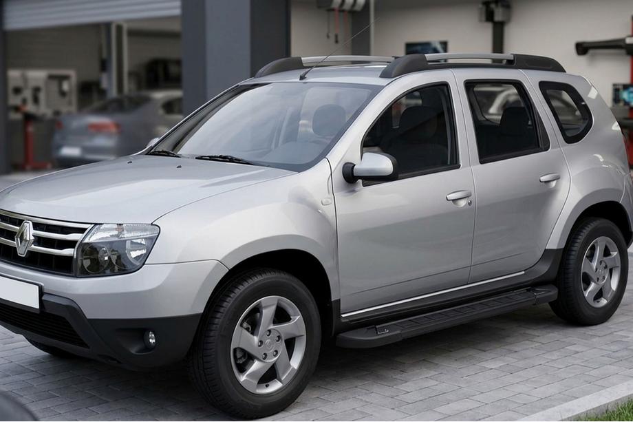 Dacia Duster 2008-2018 Praguri Laterale RedLine Black (2 buc, Aluminiu) Image