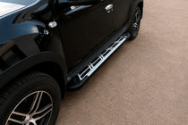 Renault Duster 2008–2017 Praguri Laterale Sunrise (2 buc, Aluminiu) foto 1