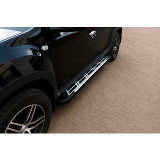 Praguri Laterale Sunrise (2 buc, Aluminiu) Renault Duster 2008–2017 foto 1