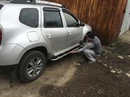 Renault Duster 2008–2017 Praguri Laterale Vison (2 buc, Aluminiu si Otel Inoxidabil) foto 7
