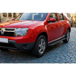 Praguri Laterale Bosphorus Black (2 buc, Aluminiu) Renault Duster 2008–2017 foto 1