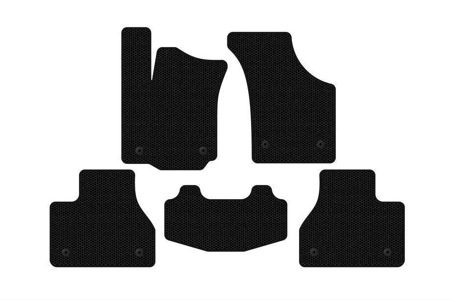 Volkswagen Phaeton 2002-2016 Covorase cauciuc Carsuit (SD, baza scurta, negre) Foto 1