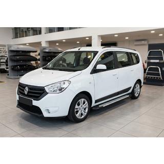 Praguri laterale tip X5 (2 buc, aluminiu) Dacia Lodgy 2012-2022 foto 1