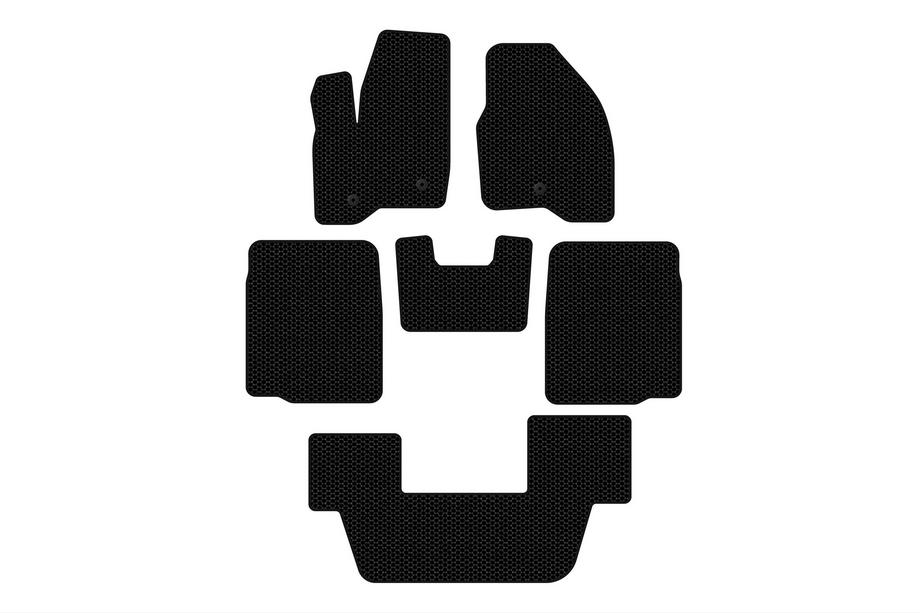 Ford Explorer 2011-2019 Covorase din cauciuc Carsuit (3 randuri, 2011-2015, negre) Foto 1