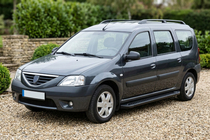 Dacia Logan MCV 2004-2014 Praguri Laterale Allmond Black (2 buc, Aluminiu) foto 3