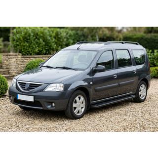 Praguri Laterale Allmond Black (2 buc, Aluminiu) Dacia Logan MCV 2004-2014 foto 3