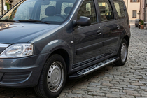 Dacia Logan MCV 2004-2014 Praguri Laterale Sunrise (2 buc, Aluminiu) foto 1