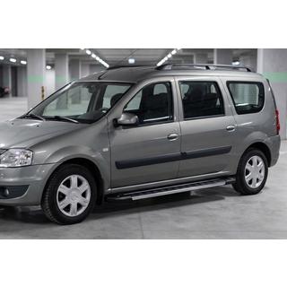 Praguri Laterale RedLine V1 (2 buc, Aluminiu) Dacia Logan MCV 2004-2014 foto 1